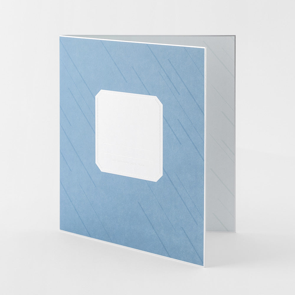 Midori Folded Message Cardboard with Translucent Sticker &amp; Envelope — close-up