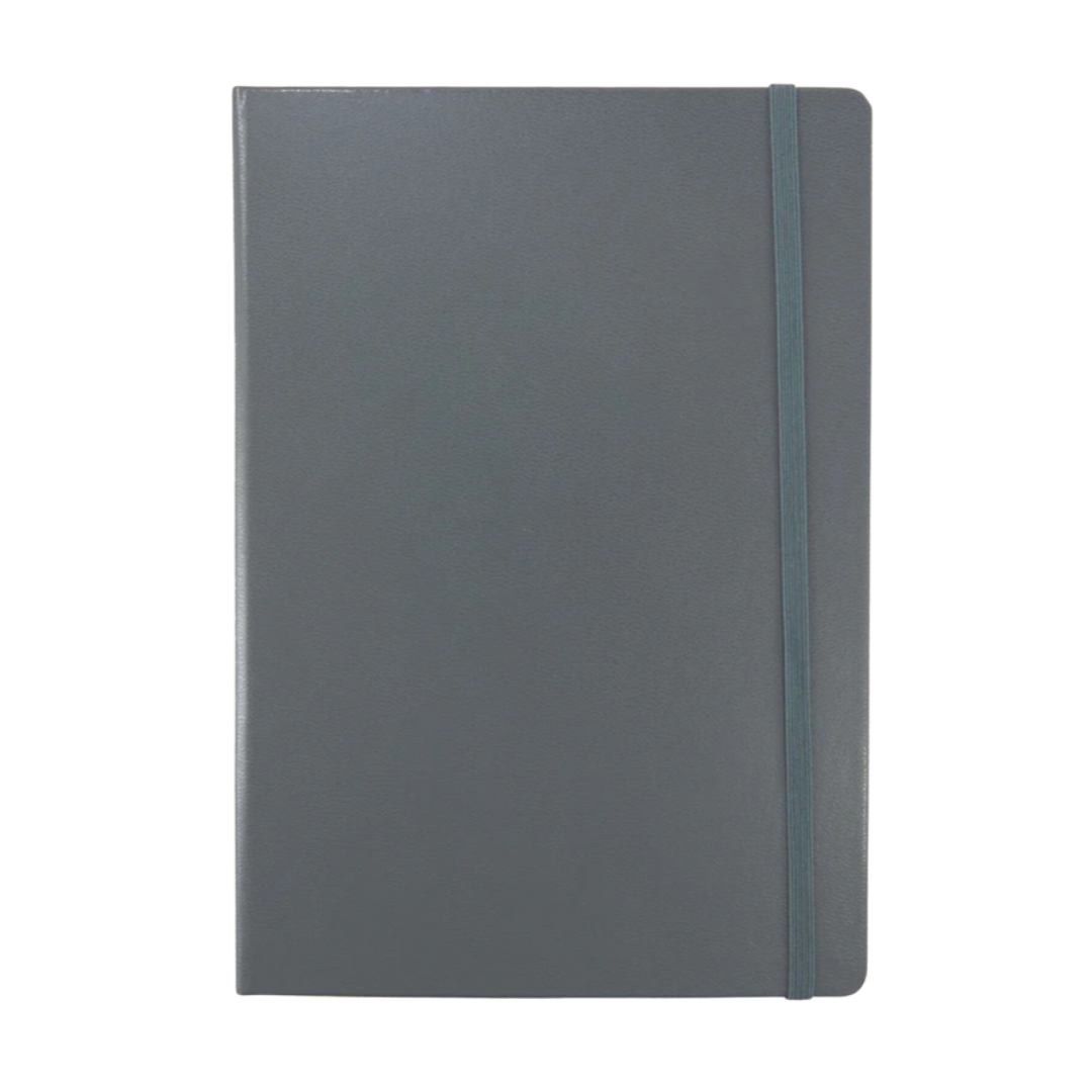 Leuchtturm1917 A5 Medium Hardcover Notebook in Ruled / Anthracite — Leuchtturm1917 notebook — quality writing journal with premium paper, at Cityluxe Singapore stationery store