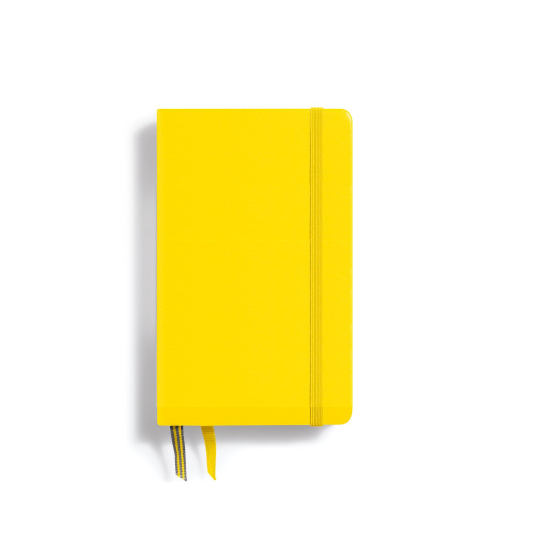 Leuchtturm1917 A6 Pocket Hardcover Notebook in Plain / Lemon — Leuchtturm1917 notebook — quality writing journal with premium paper, at Cityluxe Singapore stationery store