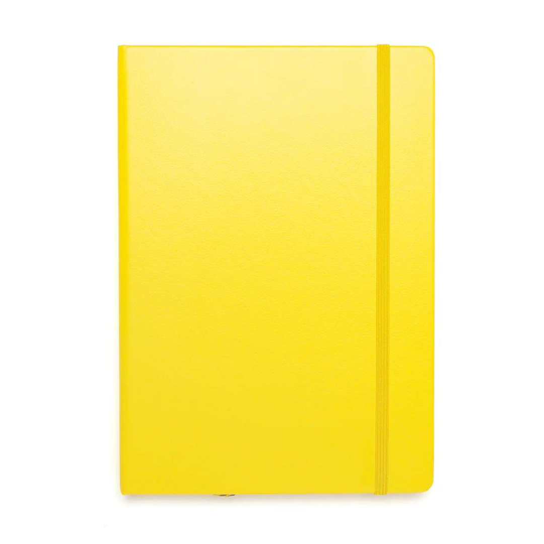 Leuchtturm1917 A5 Medium Hardcover Notebook in Plain / Lemon — Leuchtturm1917 notebook — quality writing journal with premium paper, at Cityluxe Singapore stationery store
