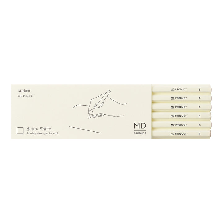 MD Pencil 6 pcs Set <B> — capped