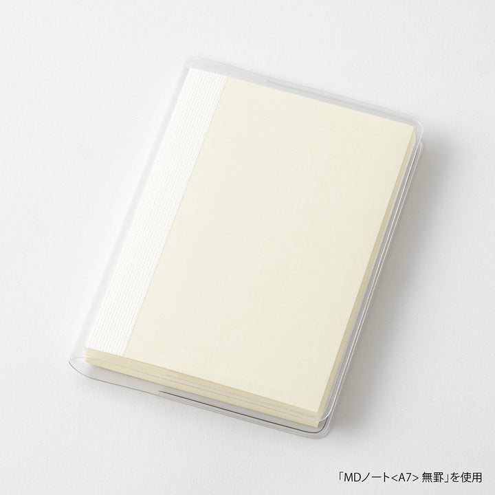MD Notebook Cover <A7> Clear A — pocket detail