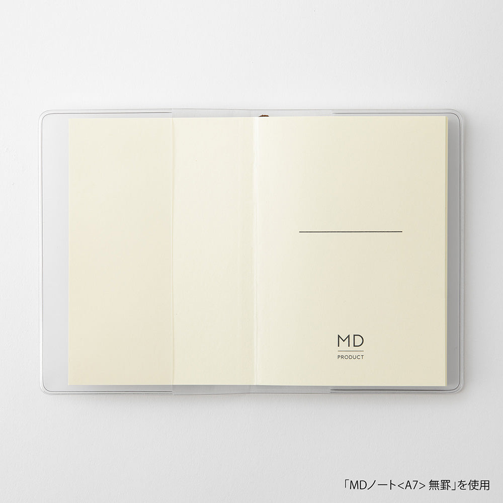 MD Notebook Cover <A7> Clear A — spine view