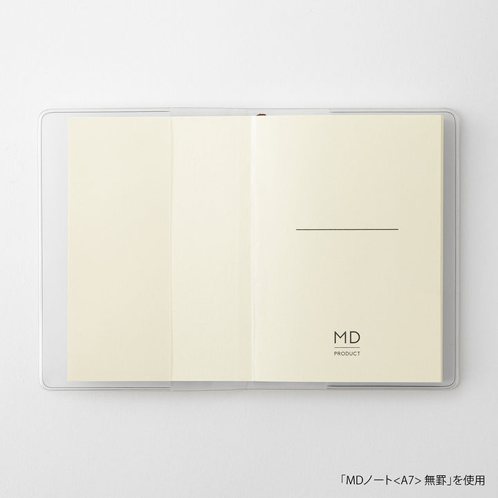 MD Notebook Cover <A7> Clear A — spine view