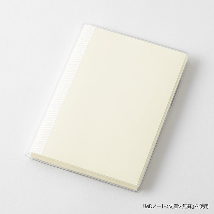 MD Notebook Cover <A6> Clear A — pocket detail