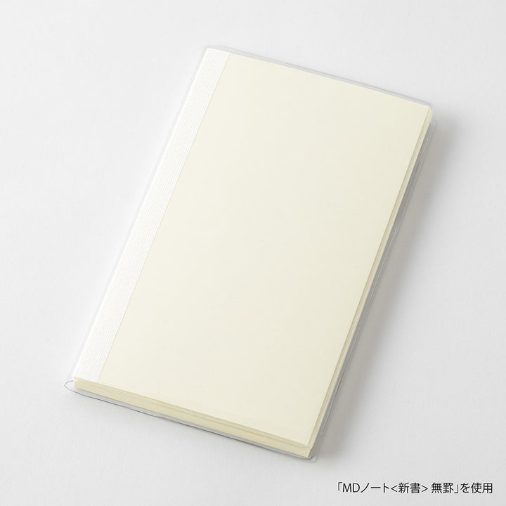 MD Notebook Cover <B6 Slim> Clear A — pocket detail