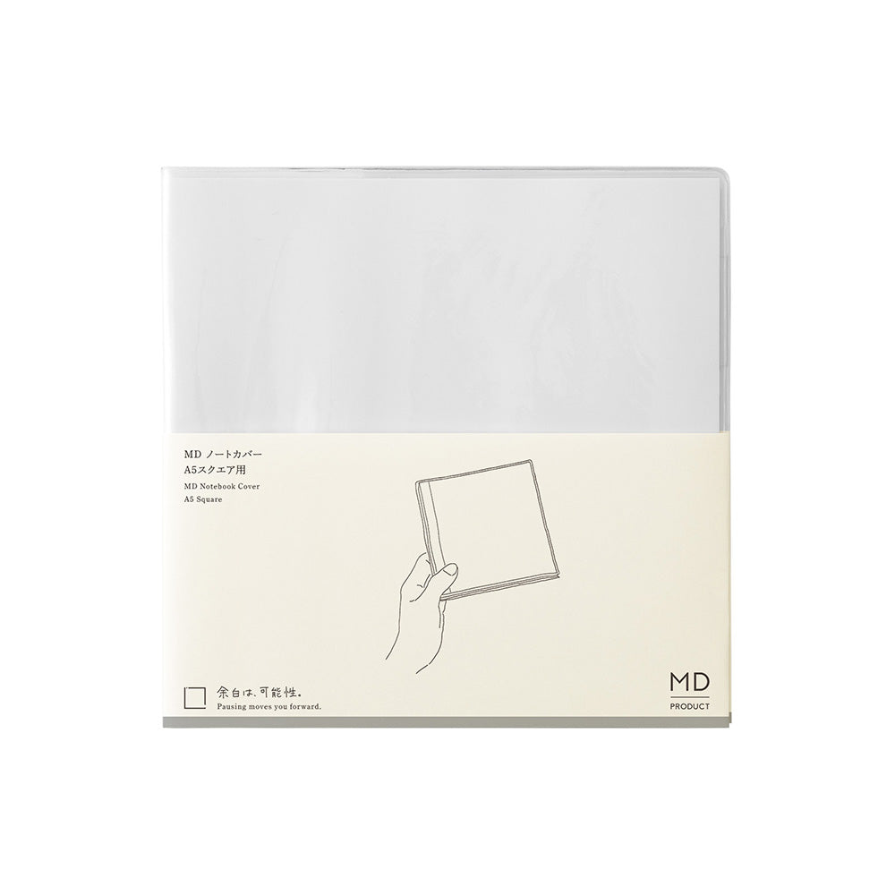 MD Notebook Cover <A5 Square> Clear A — front cover
