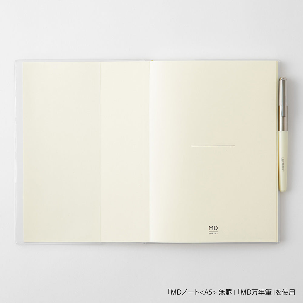 MD Notebook Cover <A5> Clear A — spine view