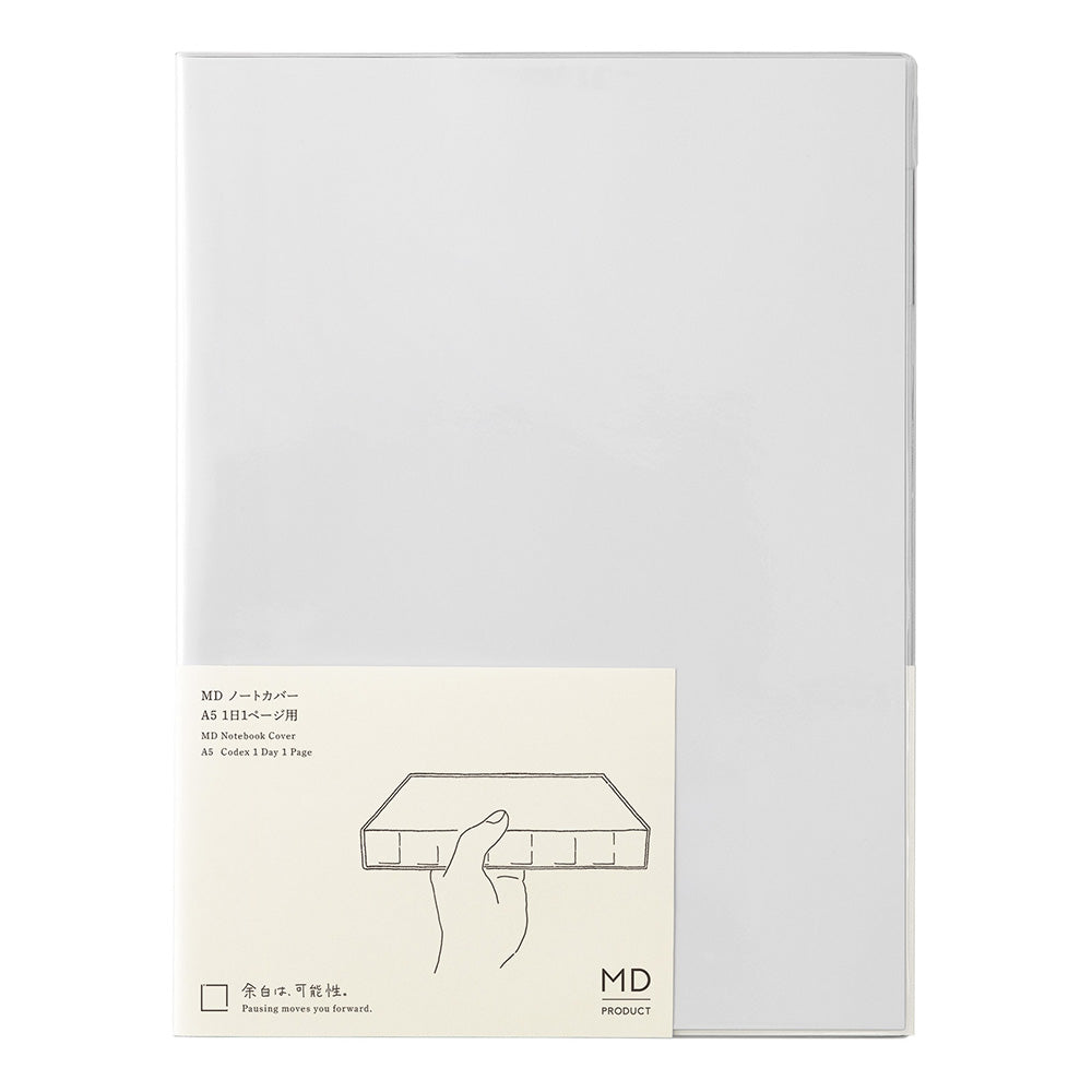 MD Notebook Cover <A5> Codex 1 Day 1 Page Clear A — front cover