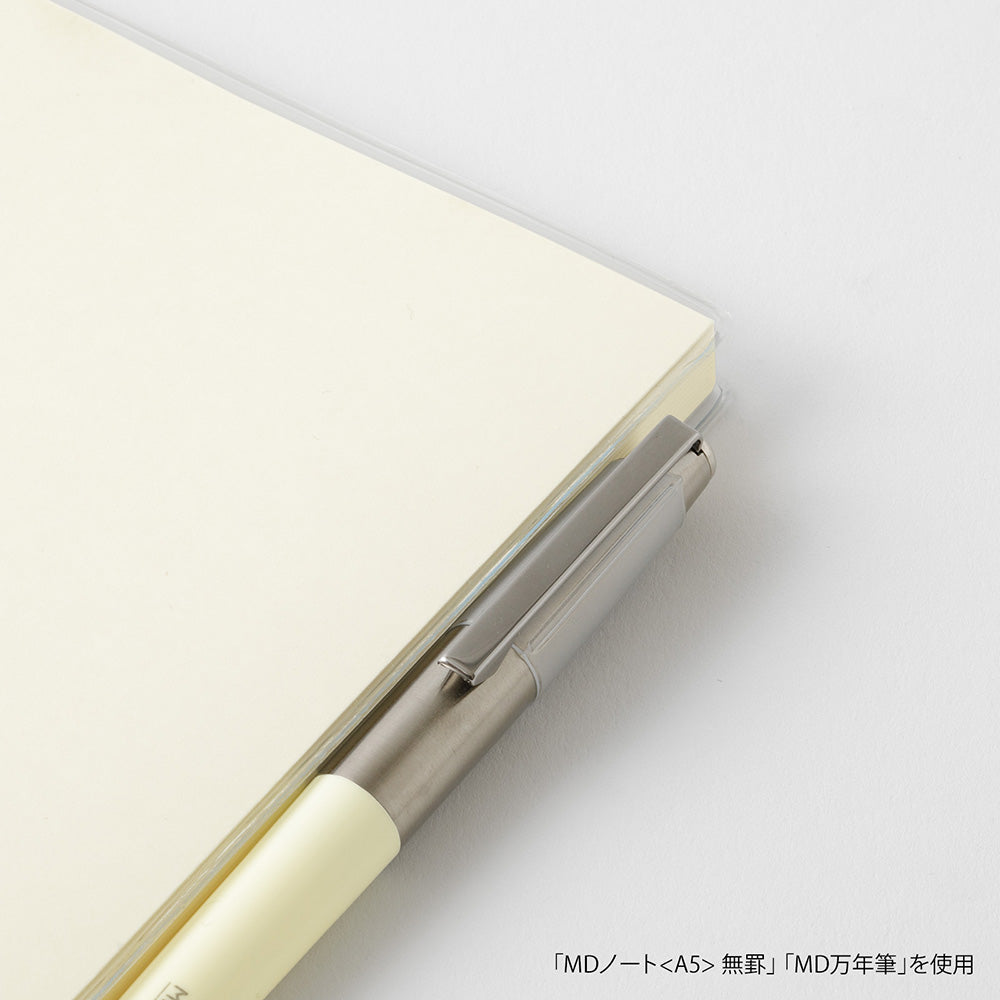MD Notebook Cover <A5> Codex 1 Day 1 Page Clear A — spine view