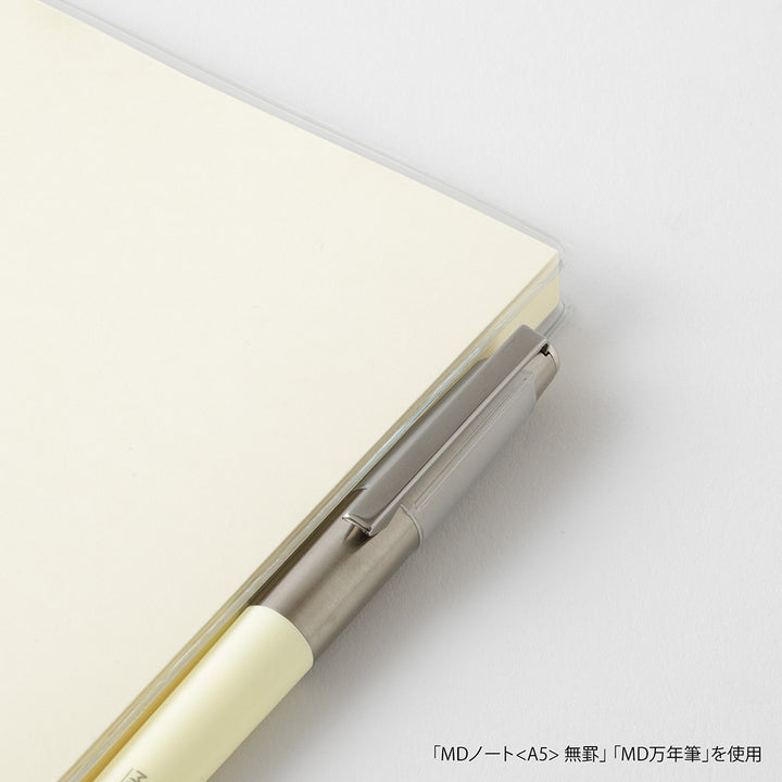 MD Notebook Cover <A5> Codex 1 Day 1 Page Clear A — spine view