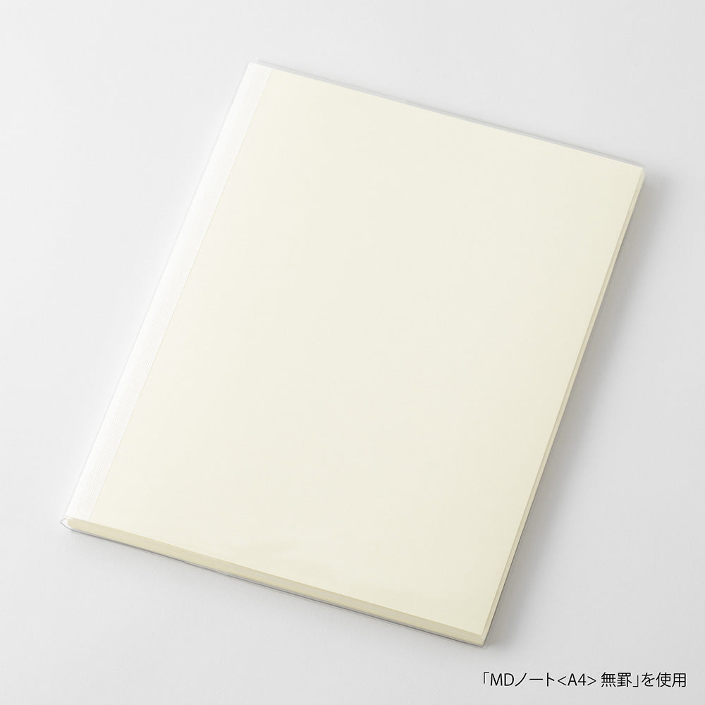 MD Notebook Cover <A4 Variant> Clear A — pocket detail