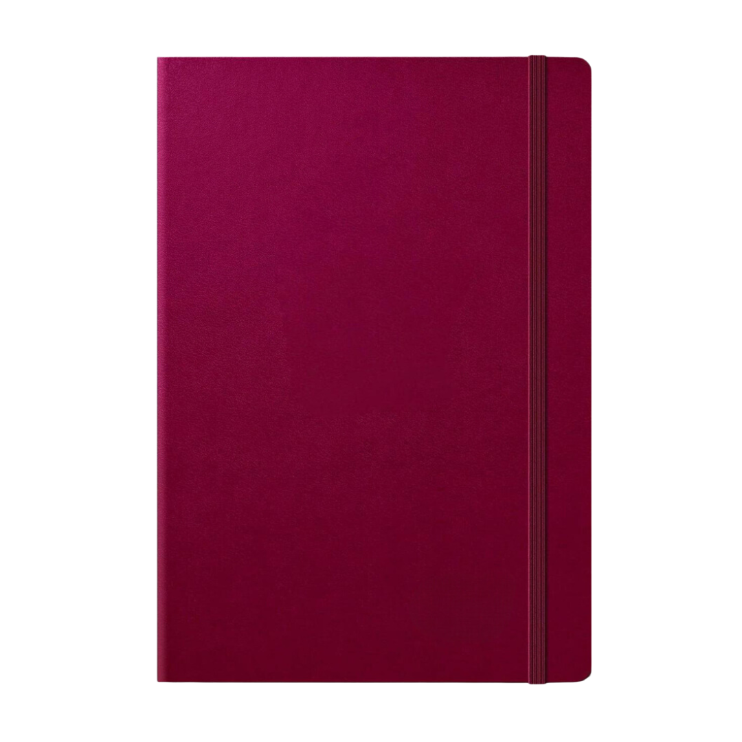 Leuchtturm1917 A5 Medium Hardcover Notebook in Plain / Port Red — Leuchtturm1917 notebook — quality writing journal with premium paper, at Cityluxe Singapore stationery store