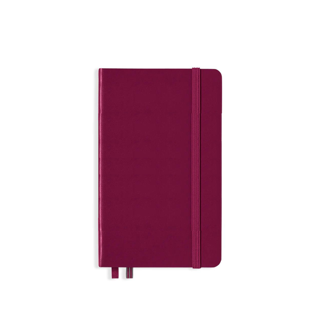 Leuchtturm1917 A6 Pocket Hardcover Notebook in Dotted / Port Red — Leuchtturm1917 notebook — quality writing journal with premium paper, at Cityluxe Singapore stationery store