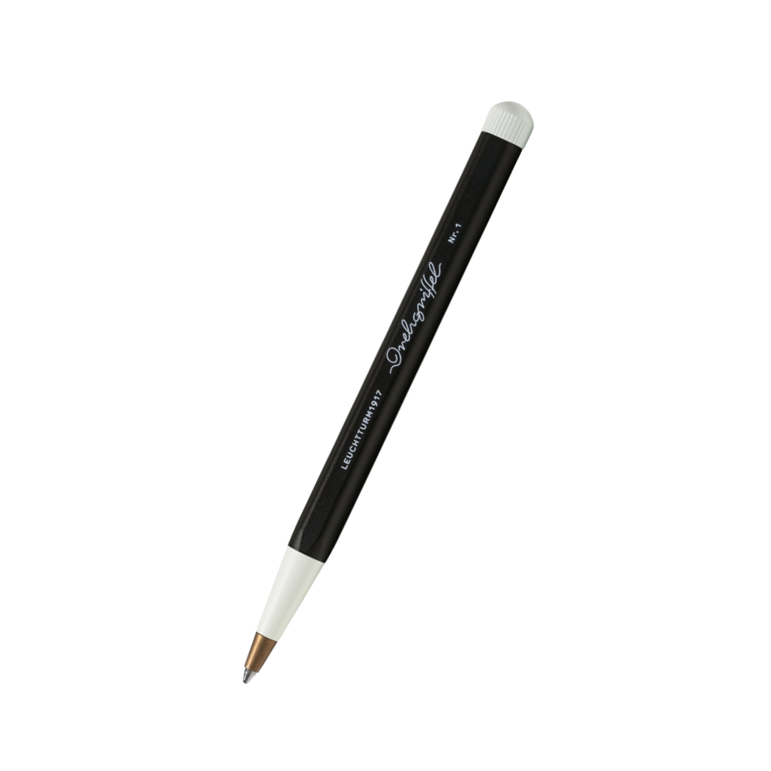 Leuchtturm1917 Drehgriffel Nr. 1 Ballpoint Pen Black — Leuchtturm1917 ballpoint pen — reliable smooth-writing everyday pen, at Cityluxe Singapore