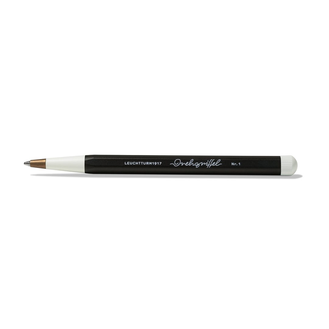 Leuchtturm1917 Drehgriffel Nr. 1 Ballpoint Pen Black — Leuchtturm1917 ballpoint pen — reliable smooth-writing everyday pen, at Cityluxe Singapore