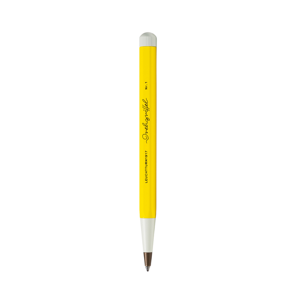 Leuchtturm1917 Drehgriffel Nr. 1 Ballpoint Pen in Lemon — Leuchtturm1917 ballpoint pen — reliable smooth-writing everyday pen, at Cityluxe Singapore