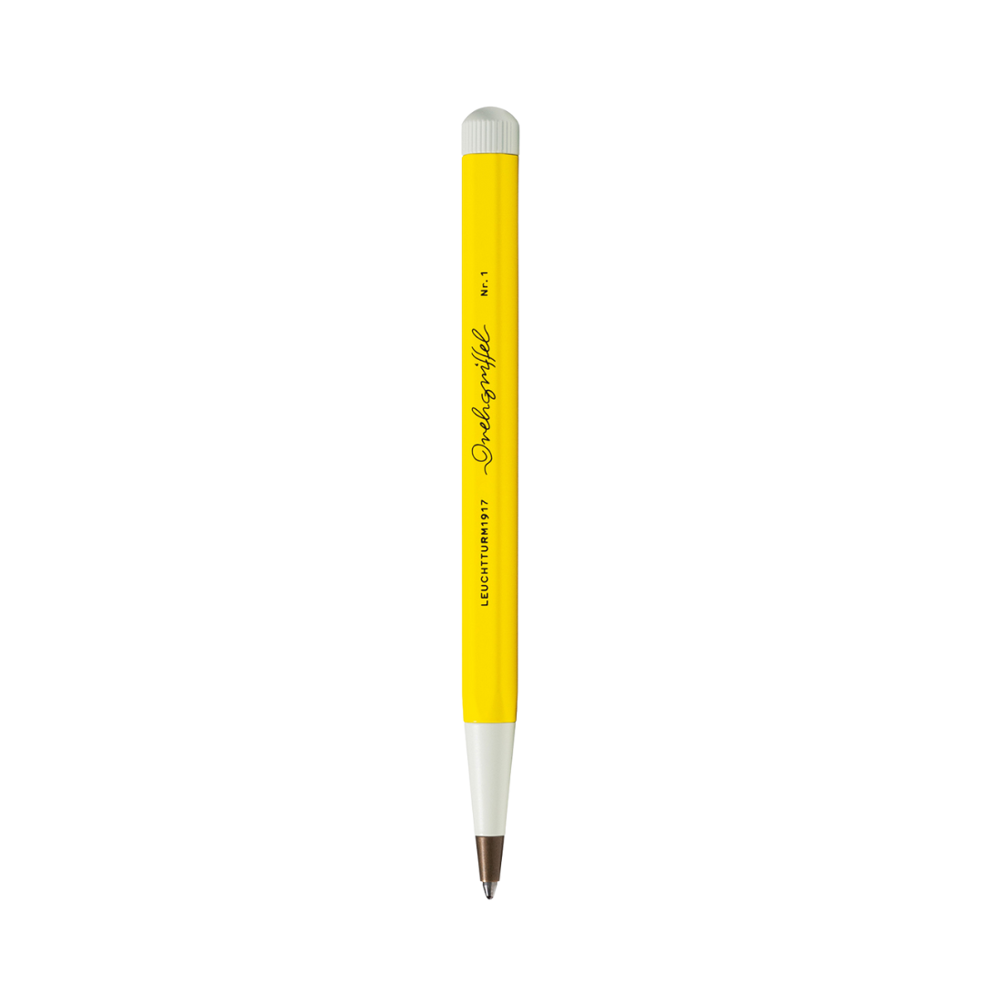 Leuchtturm1917 Drehgriffel Nr. 1 Ballpoint Pen in Lemon — Leuchtturm1917 ballpoint pen — reliable smooth-writing everyday pen, at Cityluxe Singapore