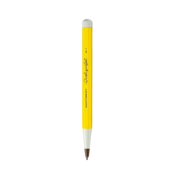 Leuchtturm1917 Drehgriffel Nr. 1 Ballpoint Pen in Lemon — Leuchtturm1917 ballpoint pen — reliable smooth-writing everyday pen, at Cityluxe Singapore