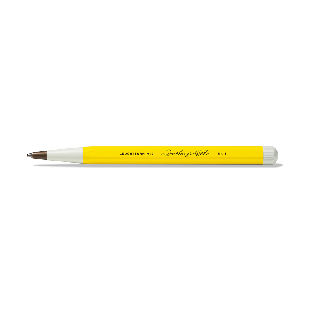 Leuchtturm1917 Drehgriffel Nr. 1 Ballpoint Pen in Lemon — Leuchtturm1917 ballpoint pen — reliable smooth-writing everyday pen, at Cityluxe Singapore