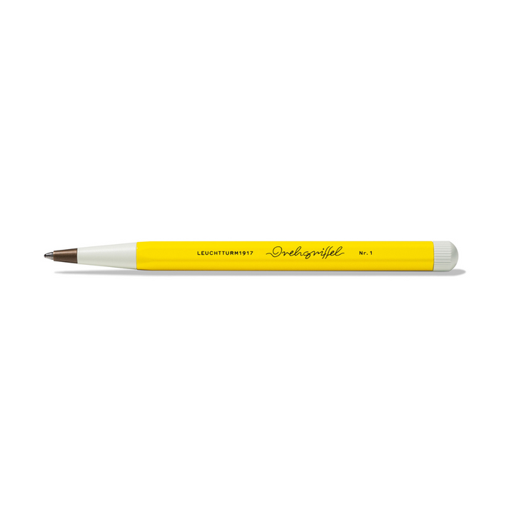 Leuchtturm1917 Drehgriffel Nr. 1 Ballpoint Pen in Lemon — Leuchtturm1917 ballpoint pen — reliable smooth-writing everyday pen, at Cityluxe Singapore