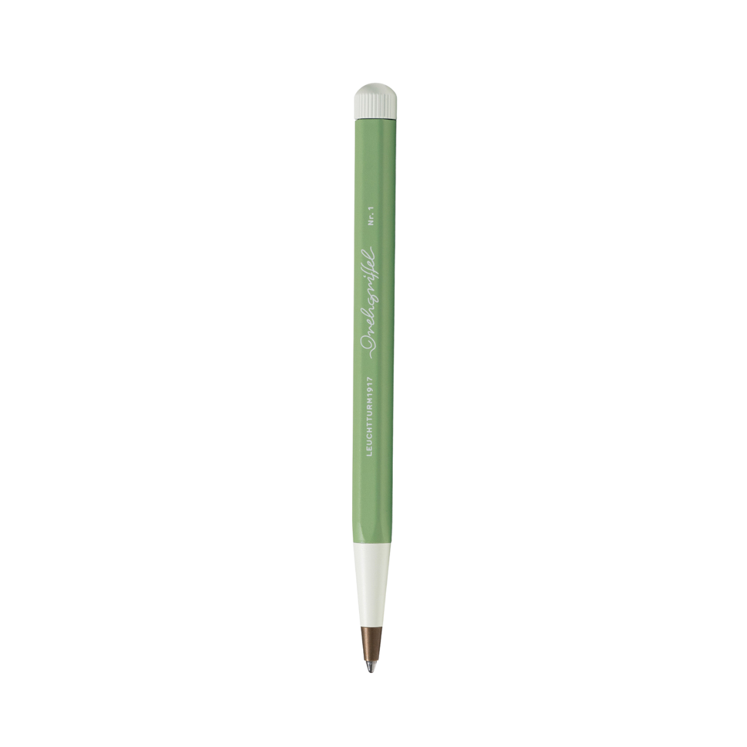 Leuchtturm1917 Drehgriffel Nr. 1 Ballpoint Pen in Sage — Leuchtturm1917 ballpoint pen — reliable smooth-writing everyday pen, at Cityluxe Singapore