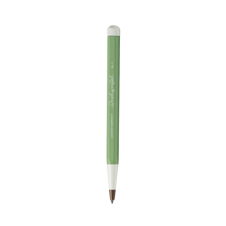 Leuchtturm1917 Drehgriffel Nr. 1 Ballpoint Pen in Sage — Leuchtturm1917 ballpoint pen — reliable smooth-writing everyday pen, at Cityluxe Singapore