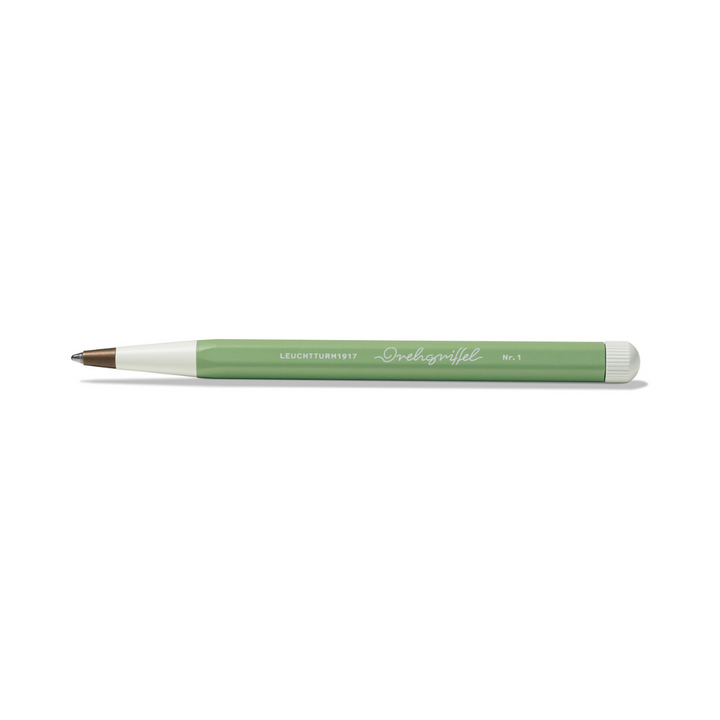 Leuchtturm1917 Drehgriffel Nr. 1 Ballpoint Pen in Sage — Leuchtturm1917 ballpoint pen — reliable smooth-writing everyday pen, at Cityluxe Singapore