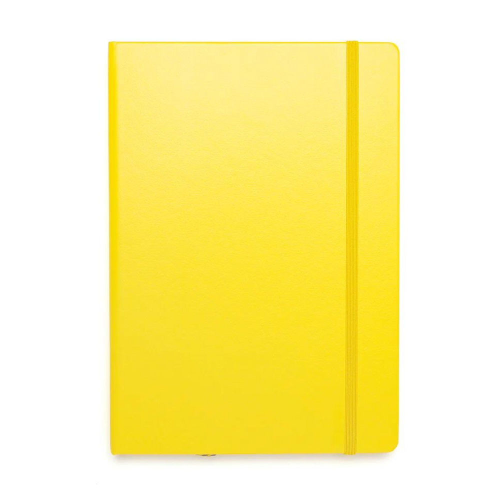 Leuchtturm1917 A5 Medium Softcover Notebook in Dotted / Lemon — Leuchtturm1917 notebook — quality writing journal with premium paper, at Cityluxe Singapore stationery store