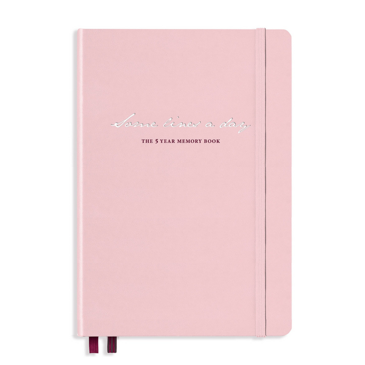 Leuchtturm1917 Some Lines A Day A5 Medium Hardcover Notebook in Powder — Leuchtturm1917 notebook — quality writing journal with premium paper, at Cityluxe Singapore stationery store