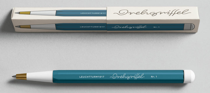 Leuchtturm1917 Drehgriffel Nr. 1 Ballpoint Pen Stone Blue — Leuchtturm1917 ballpoint pen — reliable smooth-writing everyday pen, at Cityluxe Singapore