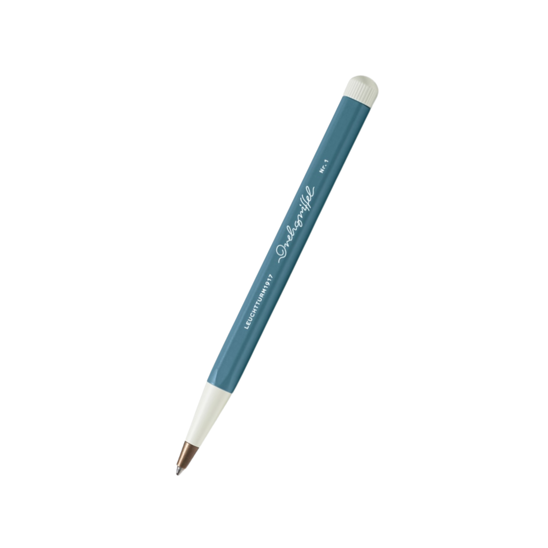 Leuchtturm1917 Drehgriffel Nr. 1 Ballpoint Pen Stone Blue — Leuchtturm1917 ballpoint pen — reliable smooth-writing everyday pen, at Cityluxe Singapore