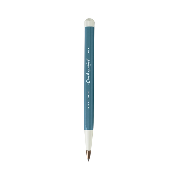 Leuchtturm1917 Drehgriffel Nr. 1 Ballpoint Pen Stone Blue — Leuchtturm1917 ballpoint pen — reliable smooth-writing everyday pen, at Cityluxe Singapore