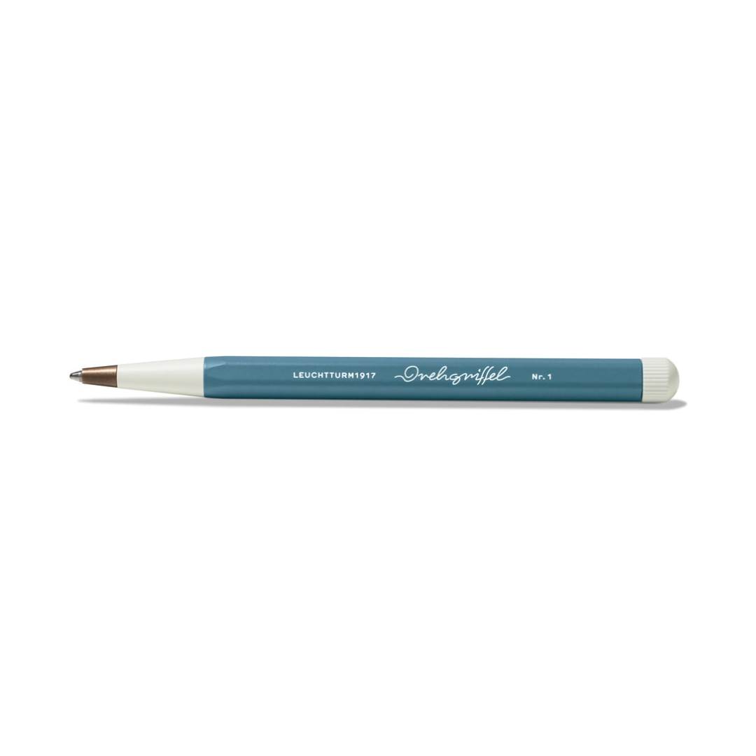 Leuchtturm1917 Drehgriffel Nr. 1 Ballpoint Pen Stone Blue — Leuchtturm1917 ballpoint pen — reliable smooth-writing everyday pen, at Cityluxe Singapore