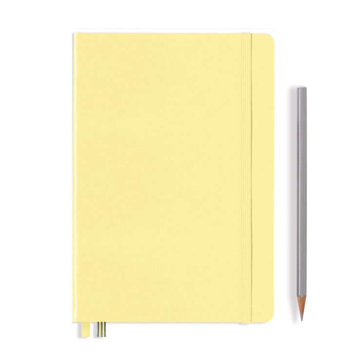 Leuchtturm1917 A5 Medium Hardcover Notebook in Dotted / Vanilla — Leuchtturm1917 notebook — quality writing journal with premium paper, at Cityluxe Singapore stationery store