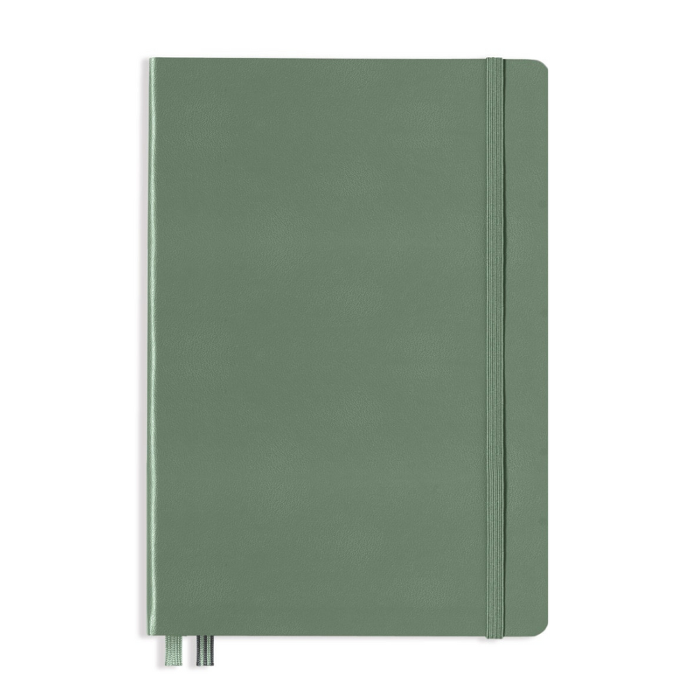 Leuchtturm1917 A5 Medium Hardcover Notebook in Ruled / Olive — Leuchtturm1917 notebook — quality writing journal with premium paper, at Cityluxe Singapore stationery store