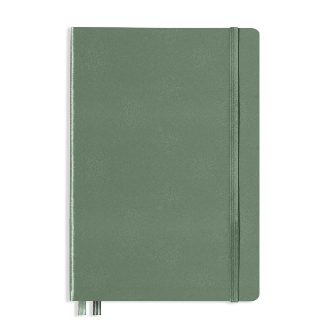 Leuchtturm1917 A5 Medium Hardcover Notebook in Ruled / Olive — Leuchtturm1917 notebook — quality writing journal with premium paper, at Cityluxe Singapore stationery store