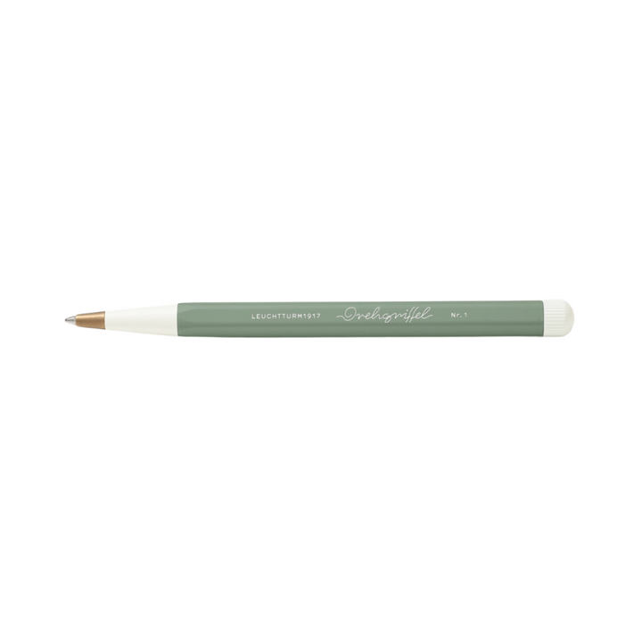 Leuchtturm1917 Drehgriffel Nr. 1 Ballpoint Pen in Olive — Leuchtturm1917 ballpoint pen — reliable smooth-writing everyday pen, at Cityluxe Singapore