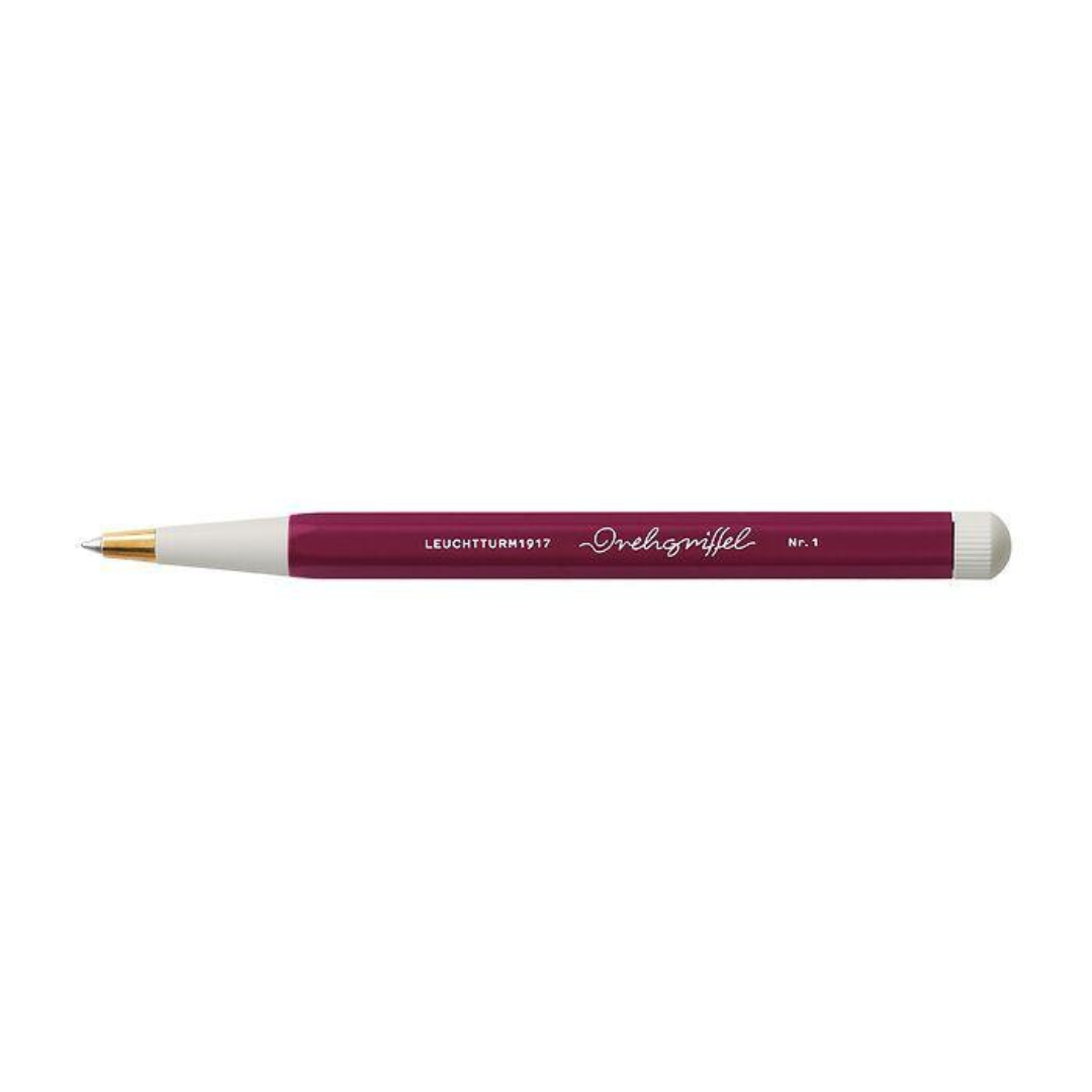 Leuchtturm1917 Drehgriffel Nr. 1 Ballpoint Pen - Port Red — tip detail