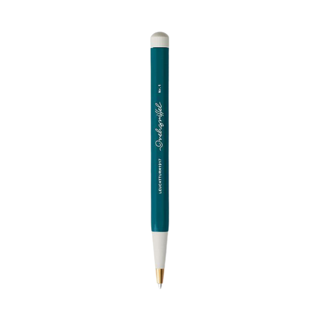 Leuchtturm1917 Drehgriffel Nr. 1 Gel Pen - Pacific Green — side view