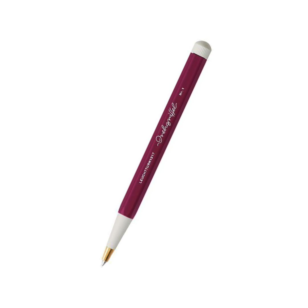 Leuchtturm1917 Drehgriffel Nr. 1 Gel Pen - Port Red — front view