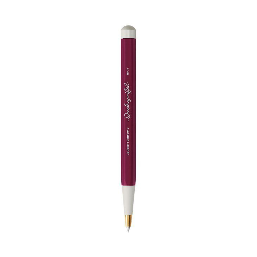 Leuchtturm1917 Drehgriffel Nr. 1 Gel Pen - Port Red — side view