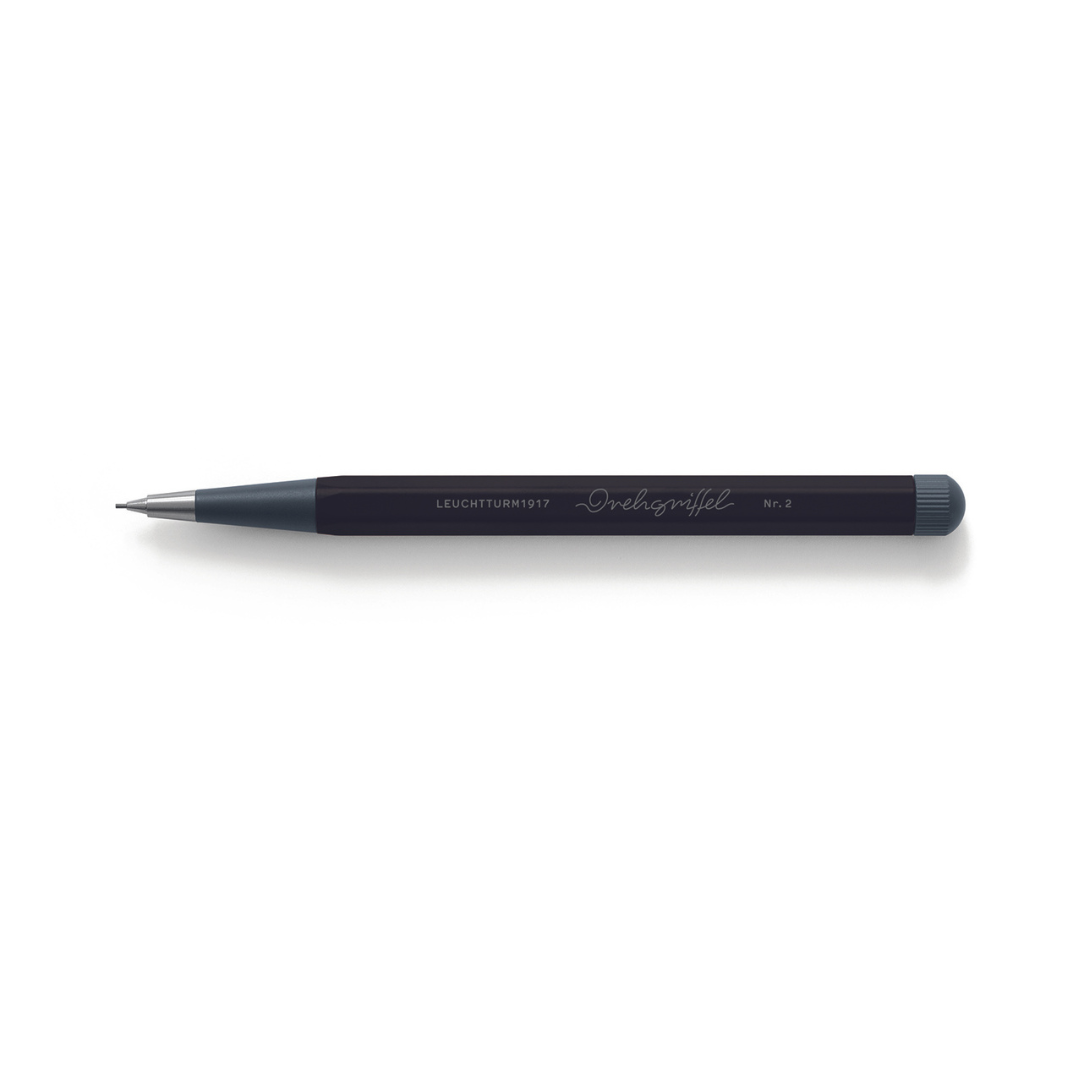 Leuchtturm1917 Drehgriffel NR. 2 Mechanical Pencil - Black — tip detail