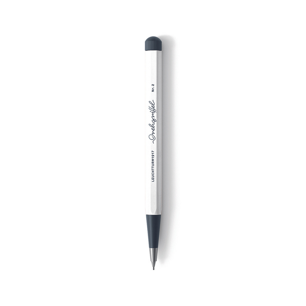 Leuchtturm1917 Drehgriffel NR. 2 Mechanical Pencil - White — lead extended