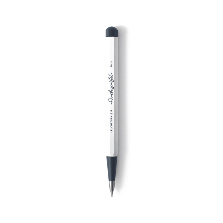 Leuchtturm1917 Drehgriffel NR. 2 Mechanical Pencil - White — lead extended