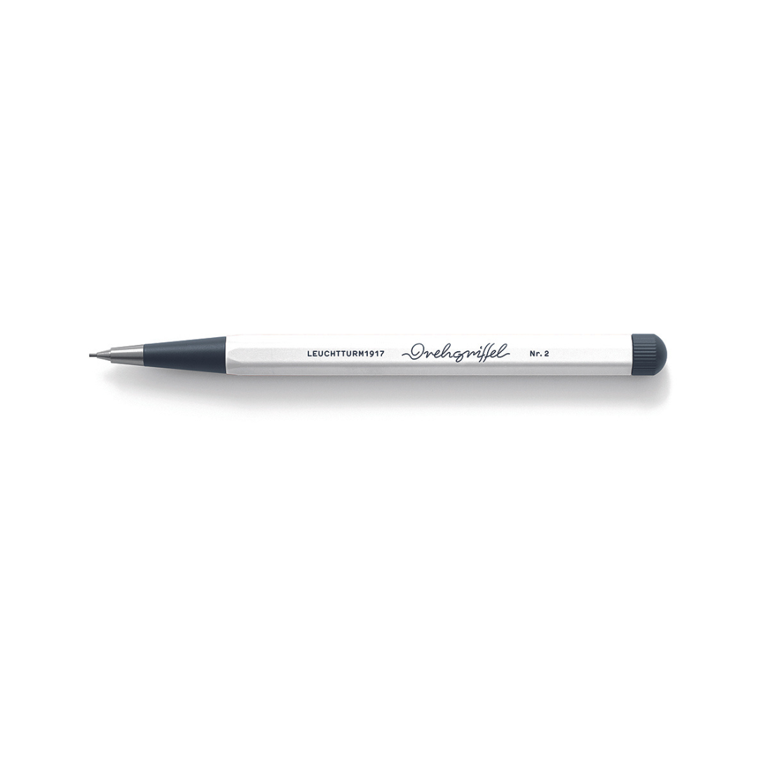 Leuchtturm1917 Drehgriffel NR. 2 Mechanical Pencil - White — tip detail