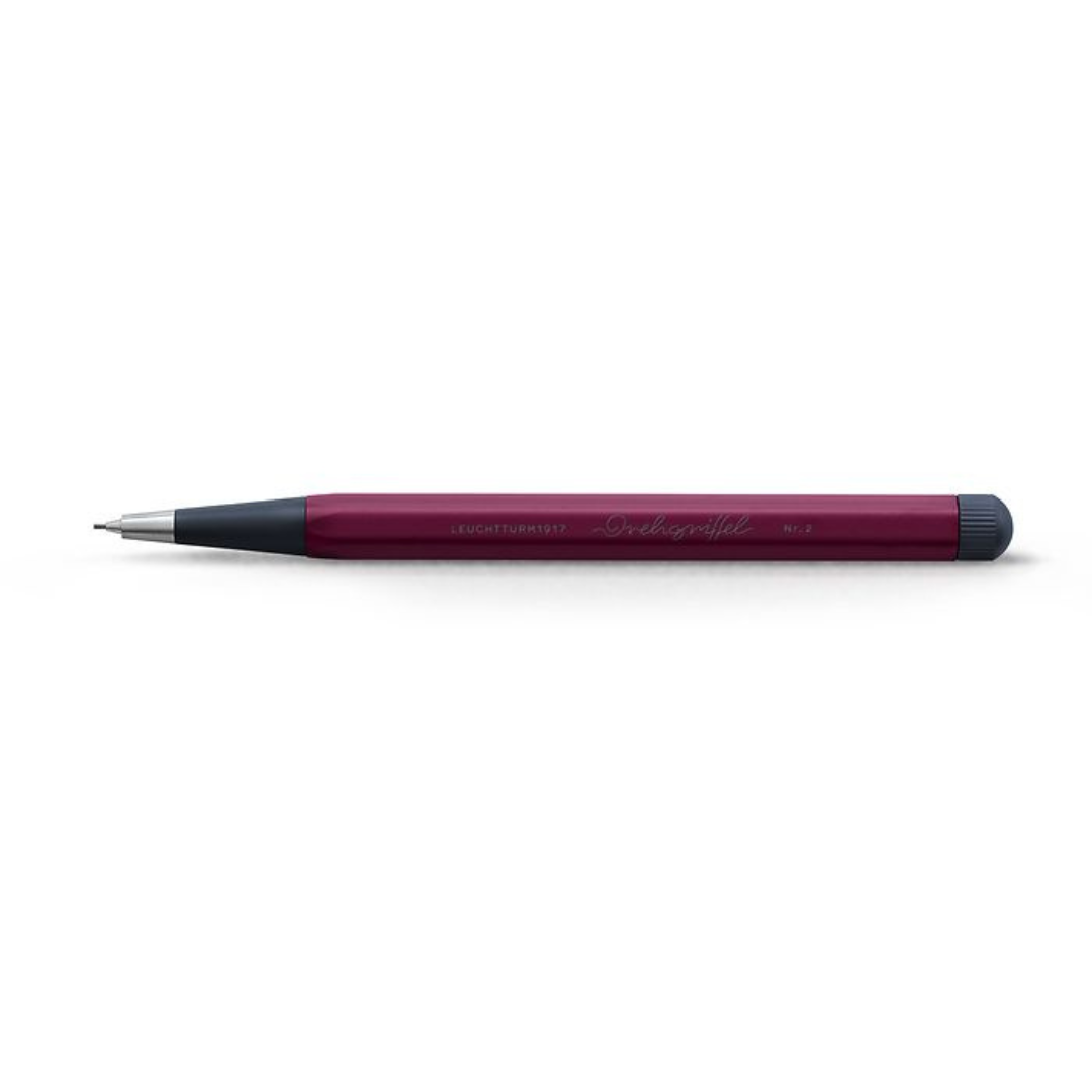 Leuchtturm1917 Drehgriffel NR. 2 Mechanical Pencil - Port Red — tip detail