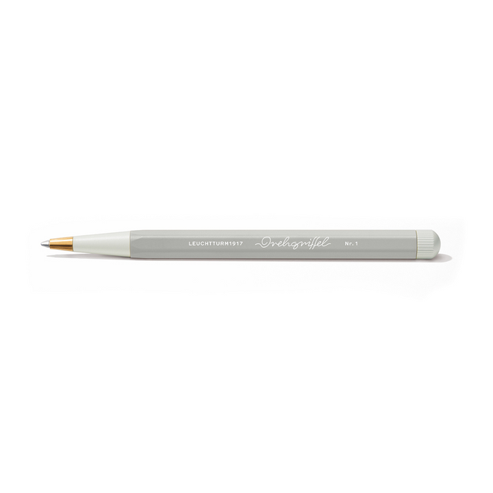 Leuchtturm1917 Natural Colours Drehgriffel Nr. 1 Ballpoint Pen - Light Grey — tip detail