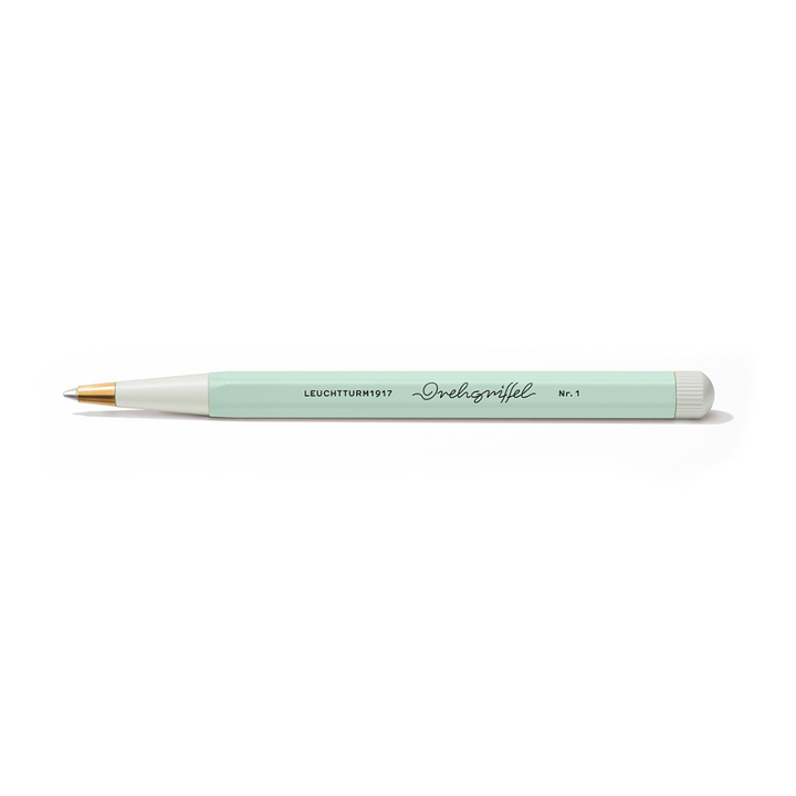 Leuchtturm1917 Natural Colours Drehgriffel Nr. 1 Ballpoint Pen - Mint Green — tip detail