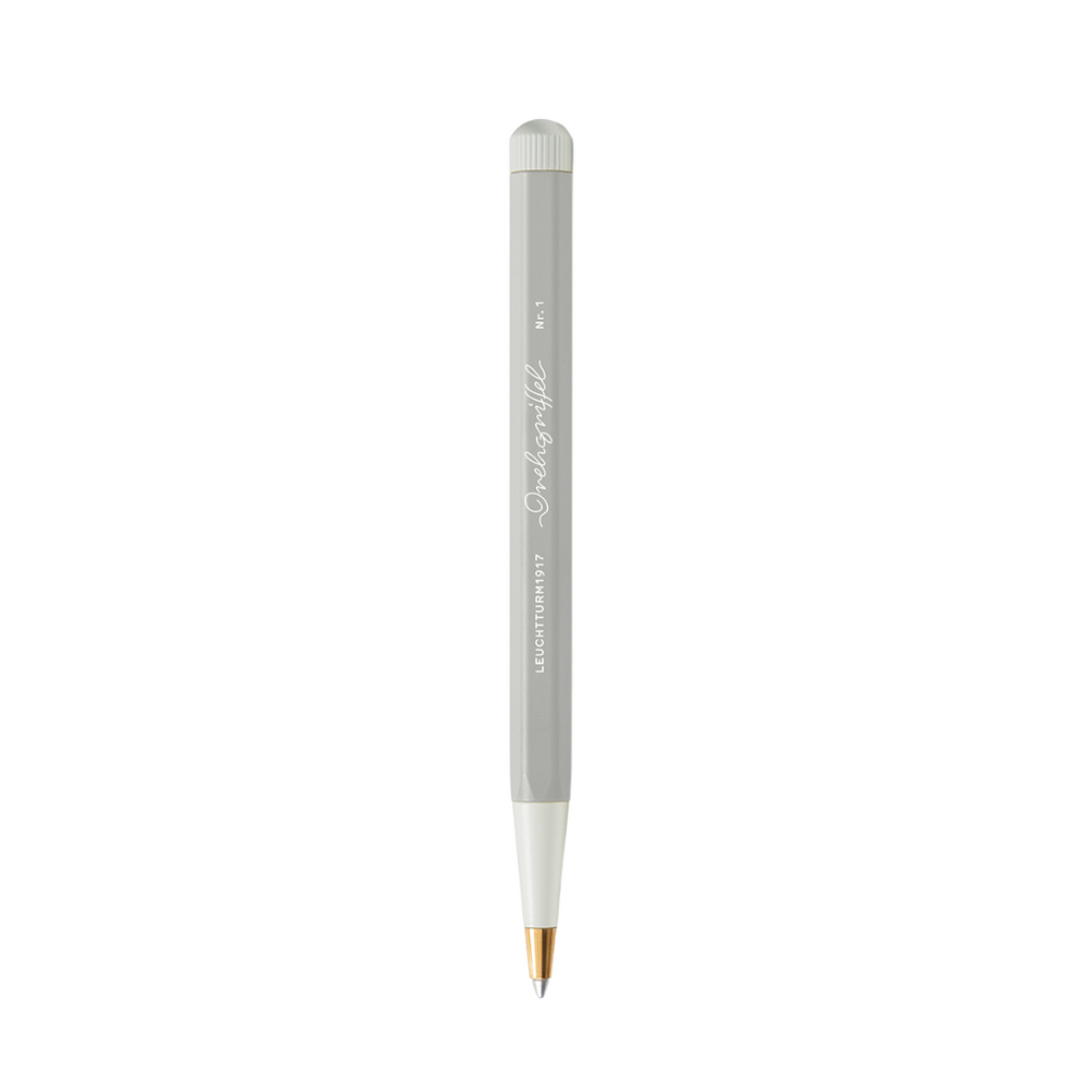 Leuchtturm1917 Natural Colours Drehgriffel Nr. 1 Gel Pen - Light Grey — side view